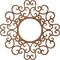 Ekena Millwork Reims Wood Fretwork Pierced Ceiling Medallion, Walnut, 30"OD x 11 1/2"ID x 1/4"T CMWP30X30X0250REWA - alternate 5